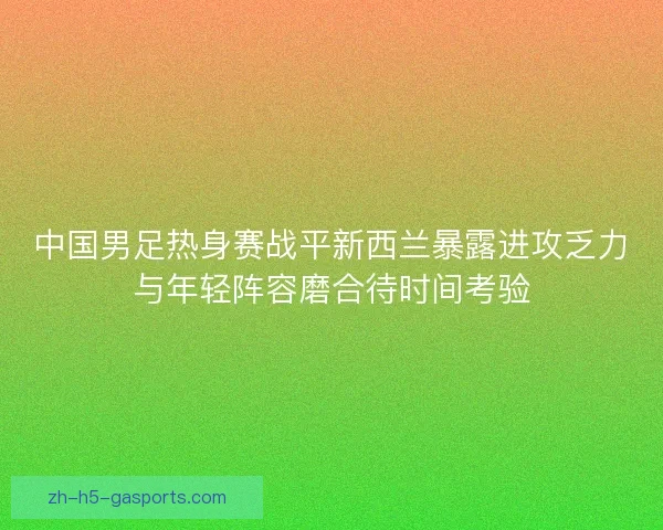 中国男足热身赛战平新西兰暴露进攻乏力与年轻阵容磨合待时间考验